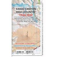 TRAIL MAP KINGS CANYON HIGH COUNTRY