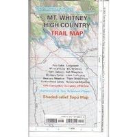 TRAIL MAP MT WHITNEY HIGH COUNTRY