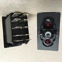 SWITCH, ON-ON DPDT RED/RED